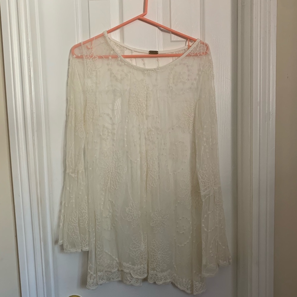 Lace cover up.
